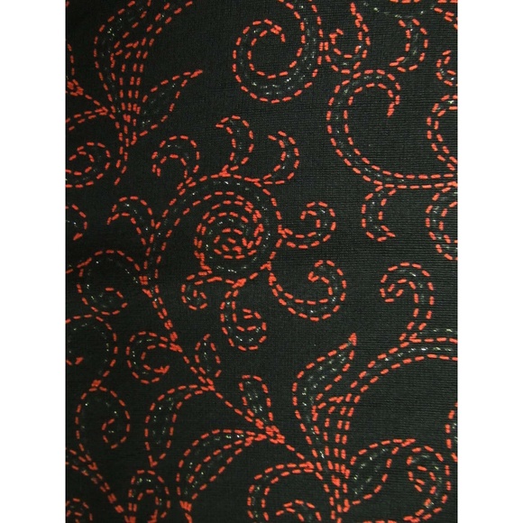 Coldwater Creek Travallure Womens Black Pants Red - Picture 2 of 5